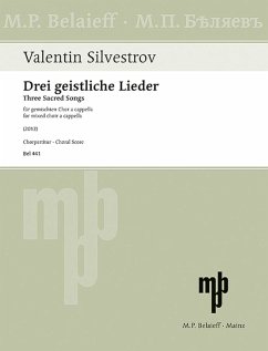 3 geistliche Lieder für gem Chor a cappella Partitur
