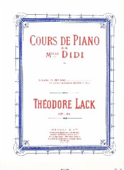 Cover Cours de piano - préludes de Mllle. Didi op.85