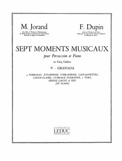 Cover GRANADA POUR PERCUSSION ET PIANO 7 MOMENTS MUSICAUX NO.5 DUPIN, FR., KOAUTOR