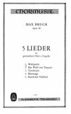 5 Lieder op.38,1 für gem Chor (SSATBB) Chorpartitur 5 Lieder op.38,1 für gem Chor (SSATBB) Chorpartitur