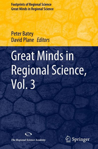Great Minds in Regional Science, Vol. 3