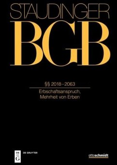 Cover §§ 2018-2063 / J. von Staudingers Kommentar zum Bürgerlichen Gesetzbuch mit Einführungsgesetz und Nebengesetzen. Erbrecht Buch 5