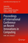 Proceedings of International Conference on Recent Innovations in Computing Proceedings of International Conference on Recent Innovations in Computing