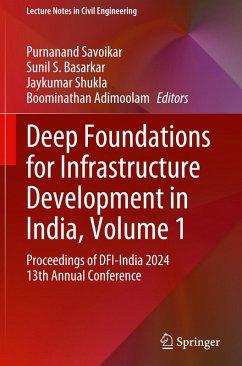 Cover Deep Foundations for Infrastructure Development in India, Volume 1