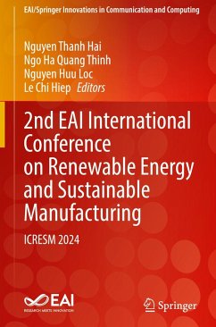 Cover 2nd EAI International Conference on Renewable Energy and Sustainable Manufacturing