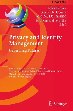 Cover Privacy and Identity Management. Generating Futures