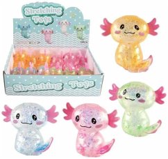Squeeze Axolotl Glitter, 9 cm