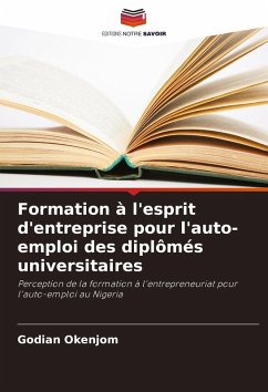 Cover Formation à l'esprit d'entreprise pour l'auto-emploi des diplômés universitaires