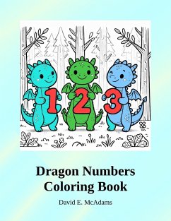 Cover Dragon Numbers Coloring Book