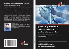 Questioni giuridiche in ambito sanitario e giurisprudenza medica Cover Questioni giuridiche in ambito sanitario e giurisprudenza medica