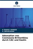 Adsorption von Coomassie-Brillantblau durch CAC und Kaolin Adsorption von Coomassie-Brillantblau durch CAC und Kaolin