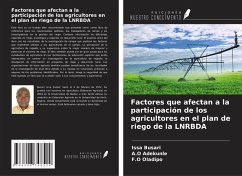 Cover Factores que afectan a la participación de los agricultores en el plan de riego de la LNRBDA