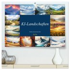 KI-Landschaften - Malerisch durch das Jahr (hochwertiger Premium Wandkalender 2026 DIN A2 quer), Kunstdruck in Hochglanz KI-Landschaften - Malerisch durch das Jahr (hochwertiger Premium Wandkalender 2026 DIN A2 quer), Kunstdruck in Hochglanz