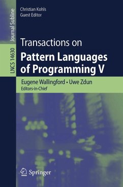 Transactions on Pattern Languages of Programming V (eBook, PDF)