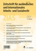 Zeitschrift für ausländisches und internationales Arbeits- und Sozialrecht Zeitschrift für ausländisches und internationales Arbeits- und Sozialrecht