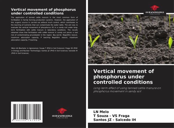Vertical movement of phosphorus under controlled conditions Vertical movement of phosphorus under controlled conditions
