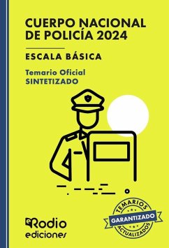 Cover Cuerpo Nacional de Policía 2024. Escala básica. Temario Oficial SINTETIZADO
