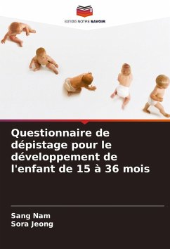 Cover Questionnaire de dépistage pour le développement de l'enfant de 15 à 36 mois