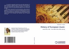 Cover History of European music:
