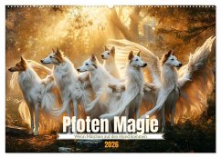 Cover Pfoten Magie (Wandkalender 2026 DIN A2 quer), CALVENDO Monatskalender