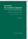 Zeitschrift für Arabische Linguistik 78 (2024) 2 Zeitschrift für Arabische Linguistik 78 (2024) 2