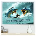 Die unbezwingbaren Fische (hochwertiger Premium Wandkalender 2026 DIN A2 quer), Kunstdruck in Hochglanz