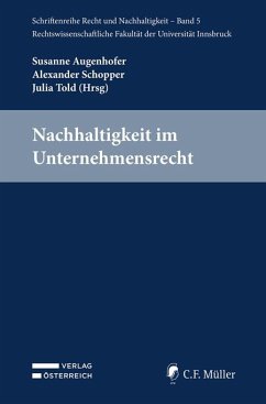 Cover Nachhaltigkeit im Unternehmensrecht
