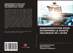 Cover NANOINDENTATION POUR DÉTERMINER LA DURETÉ VOLUMIQUE DE L'ACIER