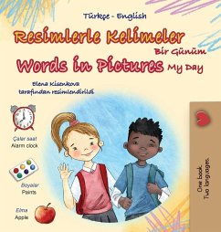 Words in Pictures - My Day (Turkish English Bilingual Children's Book)