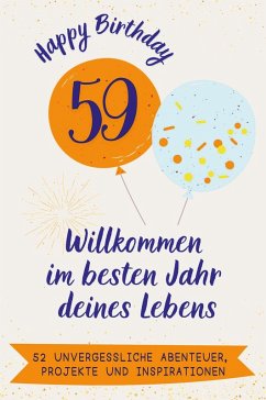 Cover Happy Birthday 59 - Willkommen im besten Jahr deines Lebens