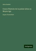 Cours d'histoire de la poésie latine au Moyen Age Cours d'histoire de la poésie latine au Moyen Age