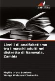 Livelli di analfabetismo tra i maschi adulti nel distretto di Namwala, Zambia Livelli di analfabetismo tra i maschi adulti nel distretto di Namwala, Zambia