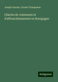 Chartes de communes et d'affranchissements en Bourgogne