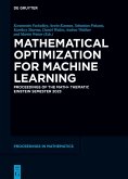 Mathematical Optimization for Machine Learning (eBook, ePUB)