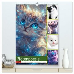 Cover Pfotenpoesie (hochwertiger Premium Wandkalender 2026 DIN A2 hoch), Kunstdruck in Hochglanz