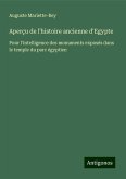 Aperçu de l'histoire ancienne d'Egypte Aperçu de l'histoire ancienne d'Egypte