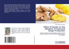 Cover Effect of Gender on the Adoption of Improved Ginger Production