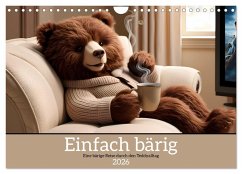 Cover Einfach bärig - Eine bärige Reise durch den Teddyalltag (Wandkalender 2026 DIN A4 quer), CALVENDO Monatskalender