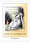 Alice im Wunderland - Weltliteraturkalender (Wandkalender 2026 DIN A2 hoch), CALVENDO Monatskalender