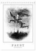 Faust - Weltliteraturkalender (Tischkalender 2026 DIN A5 hoch), CALVENDO Monatskalender