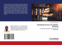 Avoiding Errors for Better Writing - Amoah-Oppong, Daniel
