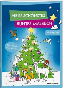 Cover Mein schönstes buntes Malbuch. Weihnachten