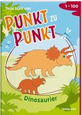 Total bunt von Punkt zu Punkt. Dinosaurier. Von 1 bis 100 Total bunt von Punkt zu Punkt. Dinosaurier. Von 1 bis 100