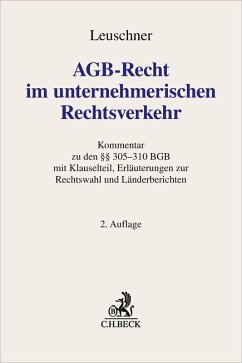 Cover AGB-Recht im unternehmerischen Rechtsverkehr