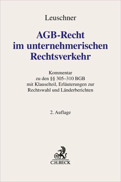 AGB-Recht im unternehmerischen Rechtsverkehr