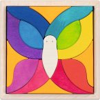 Goki 58352 - Legespiel Schmetterling Mariposa, 15-teilig, Holz, goki evolution