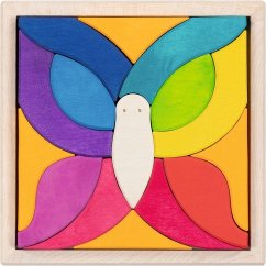 Cover Goki 58352 - Legespiel Schmetterling Mariposa, 15-teilig, Holz, goki evolution