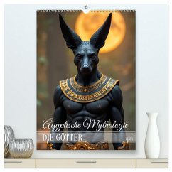 Cover Ägyptische Mythologie - Götter, Helden und Monster (hochwertiger Premium Wandkalender 2026 DIN A2 hoch), Kunstdruck in Hochglanz