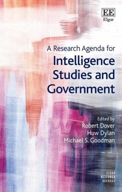 Cover A Research Agenda for Intelligence Studies and Government