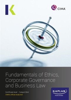Cover BA4 FUNDAMENALS OF ETHICS, CORPORATE GOVERNANCE AND BUSINESS LAW - STUDY TEXT
